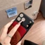 Ví Doanh Nhân Cao Cấp Đựng Thẻ Da Vỏ Điện Thoại Cho IPhone 17 16 15 14 13 Pro Max Bao Kính Cường Lực Bảo Vệ Ống Kính Nắp
