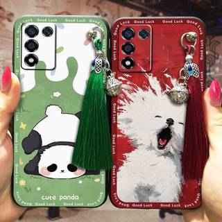 Ốp Điện Thoại TPU Họa Tiết Graffiti Hoạt Hình, Tua Rua Chuông, Bảo Vệ Toàn Bộ Cho OPPO K9S / Realme Q3S / Q3T / K10