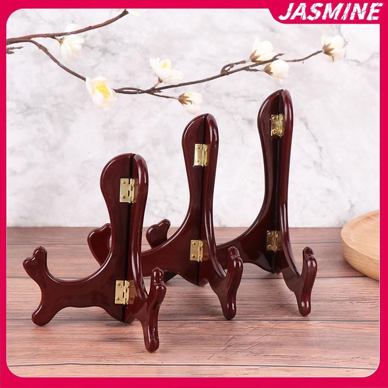 JASMINE Gỗ Giá Đỡ Gỗ Bàn Cưới Thẻ Ảnh Đứng Tấm Hiển Thị Giá Đỡ Trang Trí Nhà JASMINE