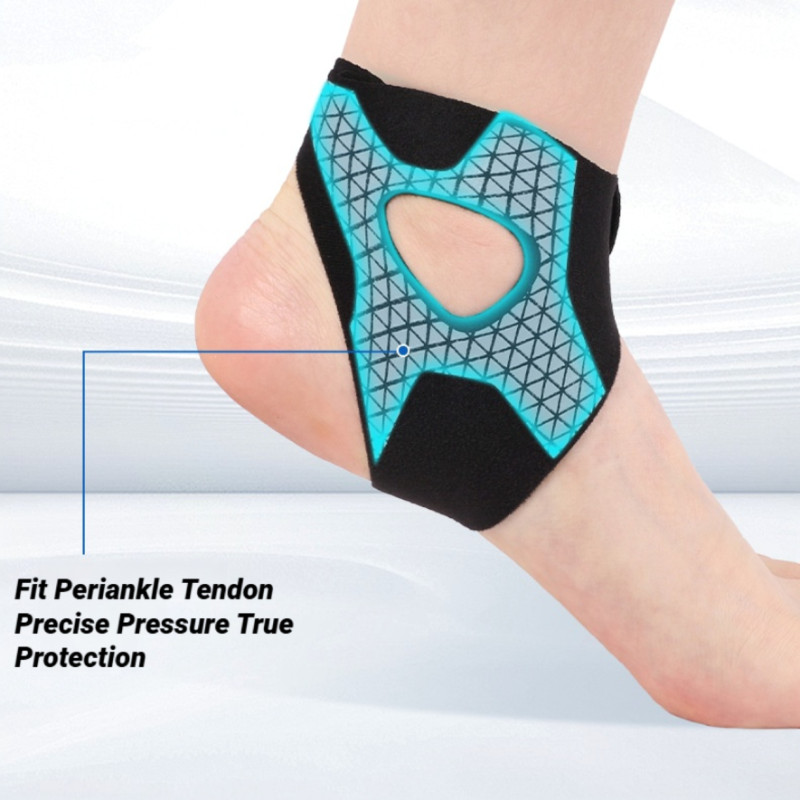 Hỗ trợ mắt cá chân siêu mỏng Tealth Comfort với khả năng giảm sóc, thiết kế điều chỉnh linh hoạt cho bảo vệ thể thao, ngăn ngừa căng thẳng và rách