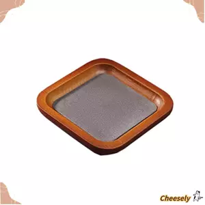 Khay trưng bày trang sức CHEESELY, Gỗ 10 * 10 / 18 * 10 * 18 * 18 CM Tấm trưng bày trang sức, Tấm trang trí bằng gỗ trắng / xám có thể phục vụ Văn phòng