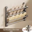 Giá để giày treo tường hoàn thiện Gunmetal cho phòng tắm và nhà vệ sinh