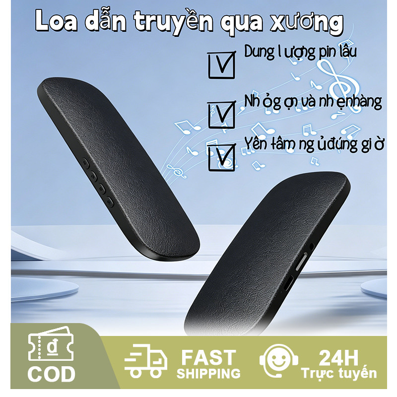 Loa ngủ đặt dưới gối Bluetooth 5.4,  tiếng ồn trắng tích hợp, loa mini riêng tư, thời lượng pin dài.