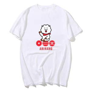Áo Thun cổ tròn tay ngắn ARIRANG RJ Sheep chất liệu bông, phù hợp mùa hè cho nam và nữ