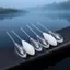 Phao câu cá bobber chìm 5 cái, từ 4g-40g - Dành cho cá chép, cá hồi, bass - Bền nhẹ, dùng cho cả biển và sông