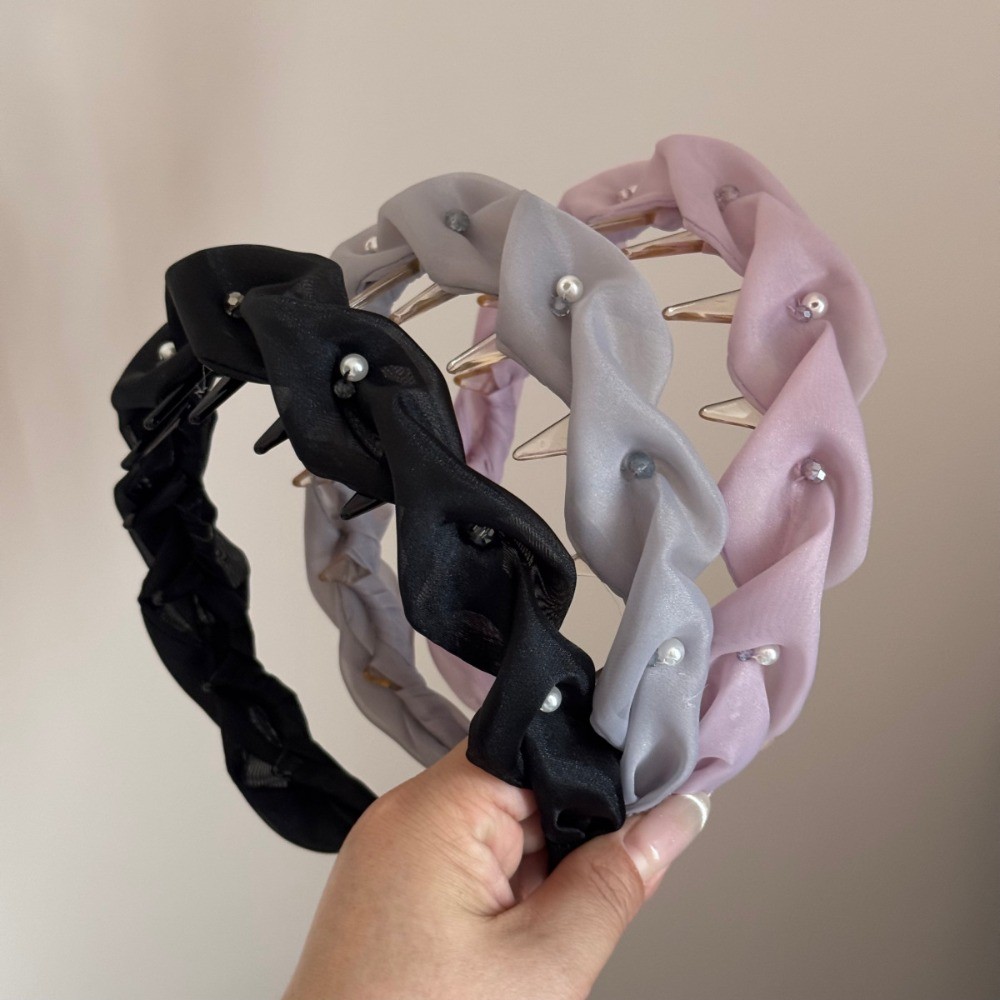 Hululu Crank Top Phong Cách Hàn Quốc, Ngọc Trai Thanh Lịch, Dành Cho Phụ Kiện Tóc