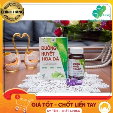 [CHÍNH HÃNG] Viên Uống Đường Huyết Hoa Đà – Hỗ Trợ Ổn Định Đường Huyết, Cân Bằng Huyết Áp (Hộp 30 Viên) F HT2