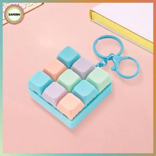 Đồ chơi bàn phím ngón tay chống căng thẳng SAFENH - Trò chơi móc khóa Mini 9 phím dành cho người lớn và trẻ em VN