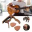 toyuvn HUIOP titleGuitar Capo Ergonomic Kẹp bằng gỗ nguyên khối và gel cho nhiều loại nhạc cụ dây