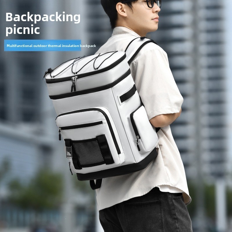 Ba lô làm mát 30L cách nhiệt, chống nước, phù hợp cho cả nam và nữ - Ideal cho cắm trại, câu cá và các hoạt động ngoài trời