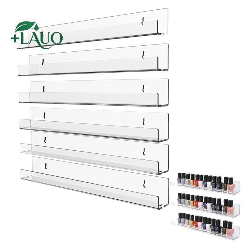 Springevenstar 1 Cái Acrylic Sơn Móng Tay Ra Treo Tường Lipsti Sơn Móng Tay Giá Đỡ Chai Người Tổ Chức Sơn Móng Tay Hiển Thị Đứng Kệ Có Ốc Vít Springevenstar