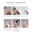 GIL Móng Tay Nghệ Thuật Dán, DIY Chữ Cái Tiếng Anh Trang Trí Móng Tay, Vintage Đen Trắng Phông Nghệ Thuật Nổi Đề Can Làm Móng Tay Viết Tay Thẩm Mỹ