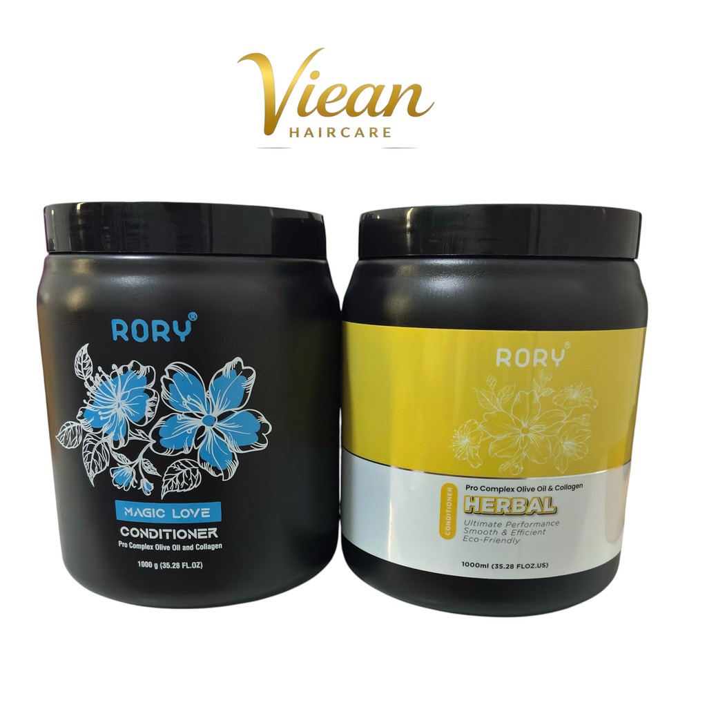 Kem Xả Phục Hồi Tóc RORY 1000ml – Siêu Mềm Mượt, Cấp Ẩm, Giảm Khô Xơ, Dưỡng Tóc Hư Tổn Tóc Nhuộm Tẩy