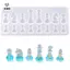 Khuôn Nhựa Silicon Hình Cờ Vua Quốc Tế cho DIY Jewelry