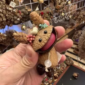 Phong Cách Bạo Lực Vỏ Trái Cây Lục Lạc Túi Treo Vỏ Trái Cây Handmade Treo Chuông Móc Khóa Túi Treo Niche Chính Hãng Chuông Lục Lạc 4.18