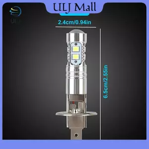 Bóng đèn pha tự động LED ULJ H1 1800LM 6000K Đèn pha ô tô siêu sáng màu trắng.