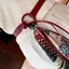 T&amp;O-t Thắt Lưng Retro Bohemian Cho Bé Gái - Da PU và Khăn Lụa, Mới
