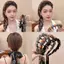 Băng đô buộc tóc hiệu ứng vương miện có thể đảo ngược với ruy băng hoa