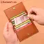 Túi đựng thẻ nhỏ gọn ZK cho ID ngân hàng, Giấy phép lái xe, Từ hóa chống De, Giữ 1 PC. VN