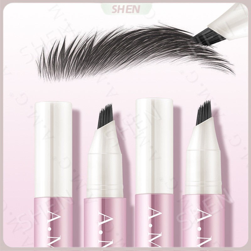 Bán chạy AMG Multi-velvet Bút chì kẻ mày chống thấm nước Chống mồ hôi Tự nhiên mịn màng Lông mày hoang dã