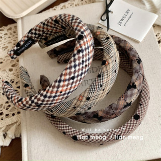 Băng Đô Phong Cách Retro Hàn Quốc Kẻ Sọc Chấm Bi - Thiết Kế Ngọt Ngào Dành Cho Phụ Kiện Tóc Nữ