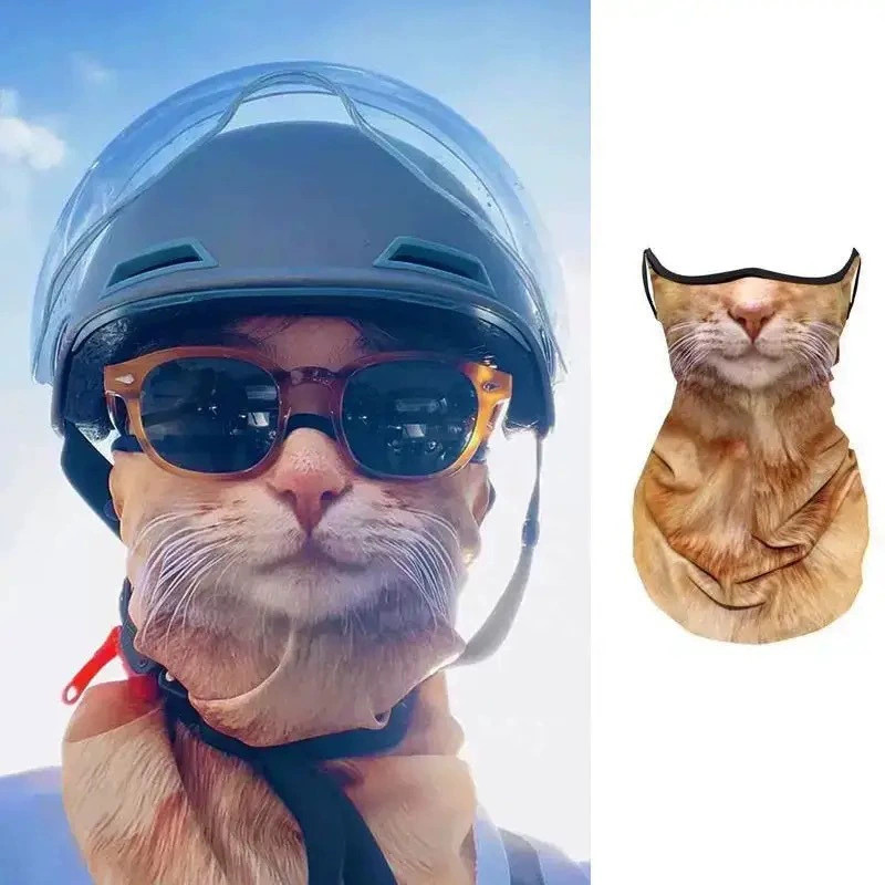 Mặt nạ in hình động vật 3D Musion Balaclava