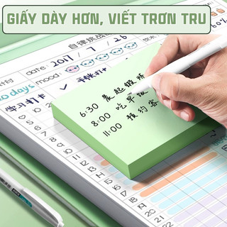 Giấy Note Basic Nhiều Màu – 100 Tờ Trơn Dễ Dán, Hỗ Trợ Ghi Chú Hiệu Quả Công Việc