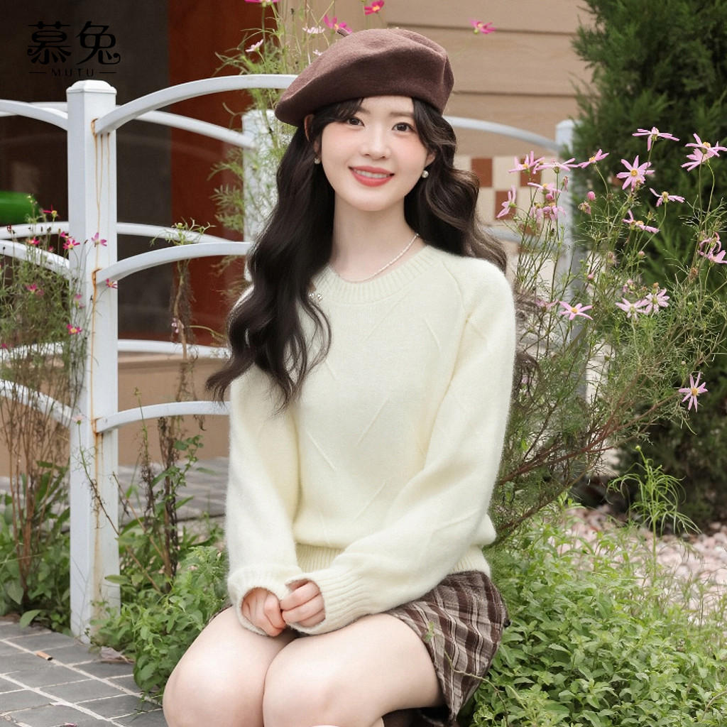 Mutu Áo Len Chui Đầu Công Nghiệp Nặng Đính Hạt, Phong Cách Mới Sang Trọng cho Mùa Đông
