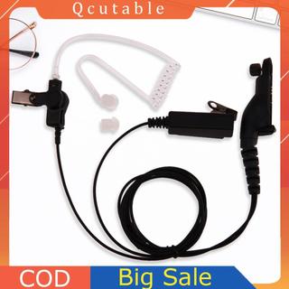 Bảo vệ bức xạ âm thanh Tai nghe chống bức xạ Ống khí Tai nghe rảnh tay có micrô Điều khiển âm lượng Móc tai