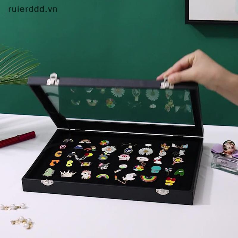 # ruierdd # Pin Huy Chương Hiển Thị Hộp Bảo Quản Huy Hiệu Trong Suốt Chống Bụi Pin Hiển Thị Hộp Cho Huy Chương Bộ Sưu Tập Trang Sức Khung Trưng Bày.