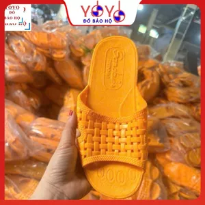 Dép đan vàng_ Nam nữ_dép tổ ong siêu mềm mại hàng cao cấp. Êm chân phom to chuẩn cho các anh chân to yoyo