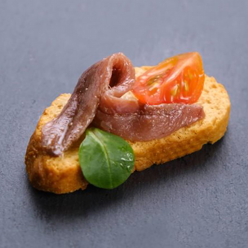 Cá Cơm Biển Anchovy Phi Lê Sốt Dầu Oliu Lorea Gourmet 100g, Tiện Lợi Thơm Ngon Béo Ngậy