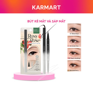 Bút Kẻ Mắt Và Sáp Mắt Baby Bright Rosy Rose Eyeliner And Eye Lighter 0.3ml + 0.2gr