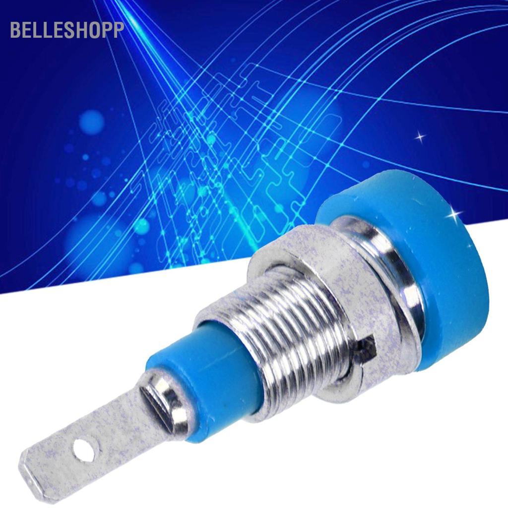 Belleshopp Belleshopp LiebeWH 10 Cái Ổ Cắm Chuối Đầu Nối Đồng Thau Đầu Nối Bảng Điều Khiển 2Mm Thiết Bị Đầu Cuối Cho Thiết Bị Công Nghiệp Điện Tử (Đỏ)