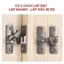 【COD】Bộ chốt cài cửa không cần khoan với 2 cách lắp đặt dễ dàng, thiết kế nhỏ gọn, dùng cho cửa phòng và cửa tủ.