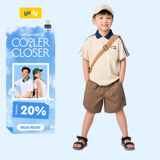 Áo thun trẻ em 2-8 tuổi YODY co giãn nhẹ  cotton an toàn, thân thiện với làn da APK7107