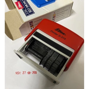 Dấu 1 dòng NSX hoặc HSD Shiny S314 kèm ngày tháng năm tự chỉnh