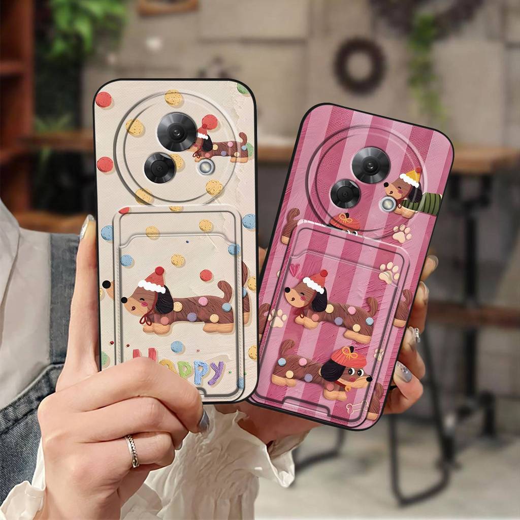 Ốp Lưng TPU Meizu Lucky08, túi đựng thẻ hoạt hình, khe cắm thẻ, bọc toàn bộ, bền, chống va đập