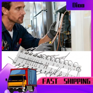 Dioo Dioo Hilitand Ống mao dẫn Thiết kế móng vuốt kép bằng thép không gỉ với thang đo hệ mét song ngữ cho hệ thống lạnh HVAC Đo ống đồng