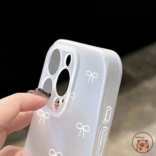 Dành Cho Honor 500 400 300 Ultra 200 100 90 Lite 80 GT 70 60 50 30 GT Pro Power 2 Win RT Honor500 Ốp Lưng Điện Thoại Nơ Trắng Thanh Lịch Nơ Cô Gái Dễ Thương Cô Gái Đơn Giản Vỏ Mềm