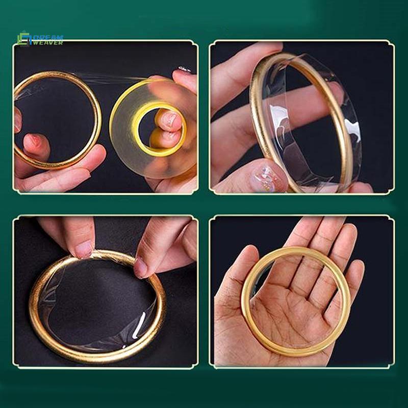 [Dream Weaver] 1 Cuộn Đồng Hồ Trong Suốt Bảo Vệ Màng PVC Cuộn Phim Đồng Hồ Băng Phim Chống Tĩnh Điện Trang Sức Bảo Vệ Băng Dụng Cụ Đồng Hồ mới