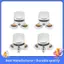 4 Con Lăn Cửa Tắm 23 Mm Cửa Trượt Cửa Tắm Bánh Xe Thay Thế Con Lăn Runner Wheel (2 Trên & 2 Đáy)
