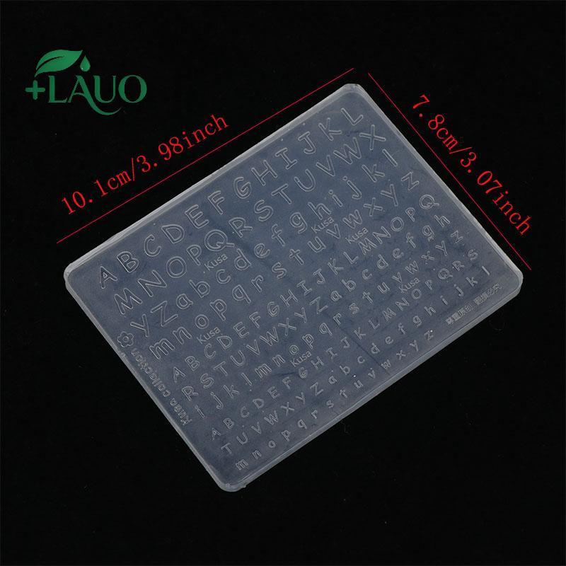 Springevenstar Silicon Trong Suốt Móng Tay Nghệ Thuật Khuôn Sáng Tạo DIY Thiết Kế Bảng Chữ Cái Họa Tiết Đa Năng Móng Tay Nghệ Thuật Dụng Cụ Dành Cho Chuyên Nghiệp & Gia Đình Sử Dụng Springevenstar