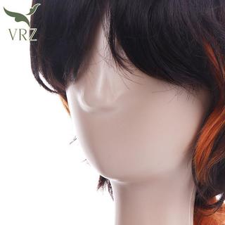 VRZ Pro - Manекин Đầu Nhựa với Tóc Giả và Mũ để Hiển thị | Phong Cách Trừu Tượng | HOT