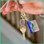 Dễ Thương Quicksand Móc Khóa Thuyền Nổi Túi Sách Móc Khóa Acrylic Dễ Thương Chất Lỏng Quicksand Thư Giãn Mặt Dây Chuyền Móc Khóa Cho sonlekvn