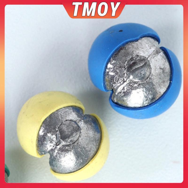 Kẹp chì câu cá TMOY làm từ cao su mềm mại, nhiều màu sắc, phù hợp cho hồ và sông, giúp câu cá chép hiệu quả hơn với khả năng chìm nhanh.