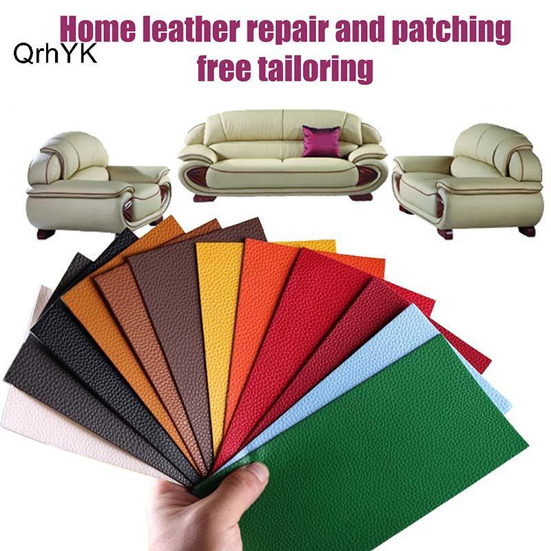 Những miếng dán tự dính da nhân tạo 20x10cm cho việc sửa chữa sofa, túi xách và ghế ô tô