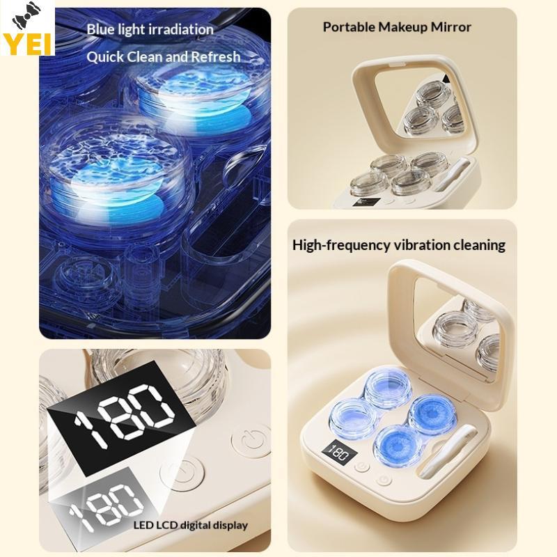 < YEI > Máy sạc loại C Thiết bị làm sạch ống kính mềm siêu âm di động Du lịch và gia đình Mới