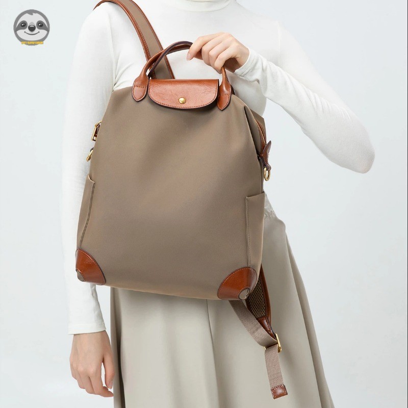 Loại bìa có ba lô bỏ túi bên / Ba lô chống nước chống mài mòn / Ba lô máy tính 47cm / Ba lô Nylon dung tích lớn nhẹ