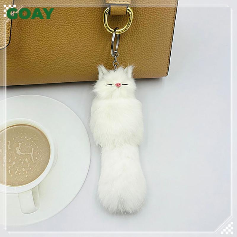 GOAY Trang Sức Thời Trang Dễ Thương Sang Trọng Nhỏ Cáo Móc Khóa Người Phụ Nữ Túi Mặt Dây Chuyền Quà Tặng Sáng Tạo Đồ Trang Trí Móc Khóa VN